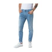 Lys Blå Slim Fit Jeans