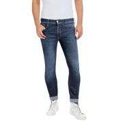 Mørk Blå Slim Fit Jeans