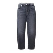 Mørk Vask Wide Leg Jeans