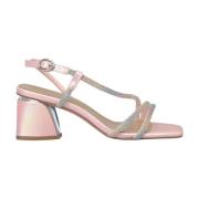 Glitter Hæl Sandal