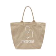 Liten Bomull Tote Bag med Logo