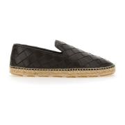 Brun Skinn Espadrilles Ss22