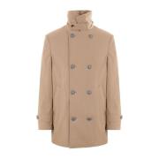 Beige Outerwear Jacket for Menn