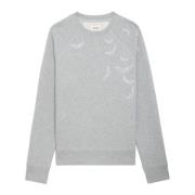 Grå Sweatshirt med Signature Wings