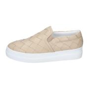 Skinn Slip-On Sneakers for Kvinner