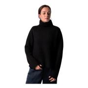 Turtleneck Genser Svart