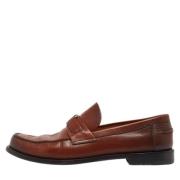 Pre-owned Leather flats