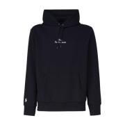 Sort Logo Brodert Sweatshirt Hettegenser