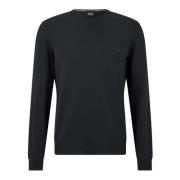 Sort Crewneck Genser Botto Kolleksjon