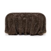 Mesh Clutch Bag Brun Laget i Italia