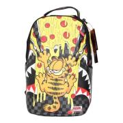 Garfield Pizza Drips Svart Ryggsekk