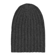 Alpakka Ribbestrikket Beanie Hat