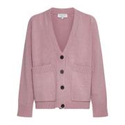 Chunky Strikket Lamull Cardigan Gensere