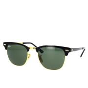 Klassiske Clubmaster Metal Solbriller Polarized