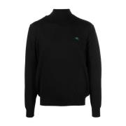 Svart Casual Sweatshirt for Menn