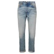 Japansk Stil Lys Denim Jeans