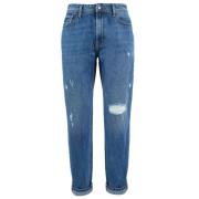 Herre Denim Jeans Regular Fit Distressed