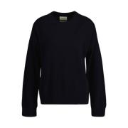 Superfine Lambswool C-Neck Sweater - Evening Blue