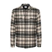 Alpaca Wool Over Shirt Prince of Wales