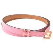 Pre-owned Leather belts