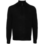 Merino Wool Half-Zip Genser