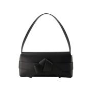 Leather shoulder-bags