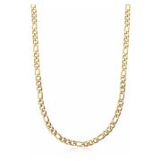 Mens Gold Figaro Chain in 6mm