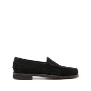 Blå Semsket Slip-On Sandaler Penny