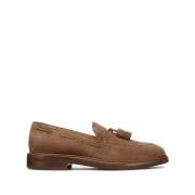 Brune Semskede Tassel Loafers