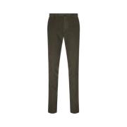 Grønn Corduroy Slim Fit Bukser