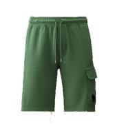 Lett Fleece Utility Shorts Andegrønn