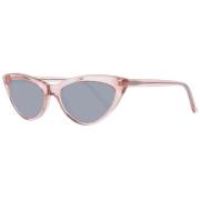 Rosa Cat Eye Solbriller Gradient Linse