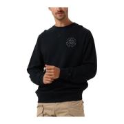 Marineblå Crew Neck Sweatshirt