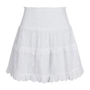 Hvit Neo Noir Lando Skirt White Skjørt