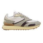 Lave Sneakers i Off White og Beige