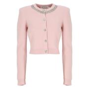 Rosa Strass Cardigan Genser