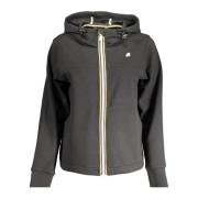 Svart Zip Hoodie Kvinner Stilig