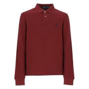 Bordeaux Polo Shirt med Iconic Pony