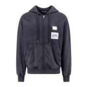 Bomull Zip-Up Sweatshirt