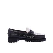 Studded Loafer Svart/Hvit