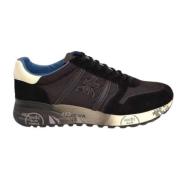 Nylon Suede Sneakers Svart Hvit