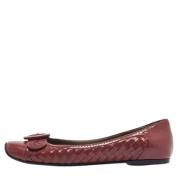 Pre-owned Leather flats