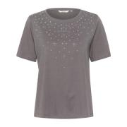 Rhinestone Tshirt Toppe T-Shirts Castlerock