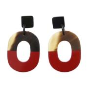 Pre-owned Fabric earrings