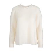 Mohair Casual Pullover Strikket Sweater