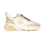 Bubble Sneakers Hvit Beige Mesh