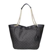 Elegant Syntetisk Lær Dame Tote Bag