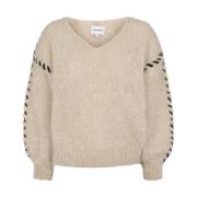 Mohair Strikking - Beige