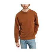 Brun Bomull Lyocell Sweatshirt