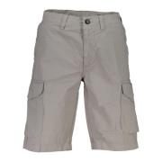 Menns Bermuda Shorts Grå Regular Fit